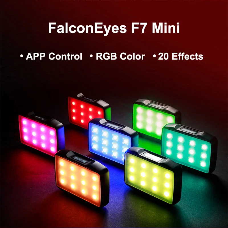 FalconEyes F7 mini Pocket RGB LED Light Video