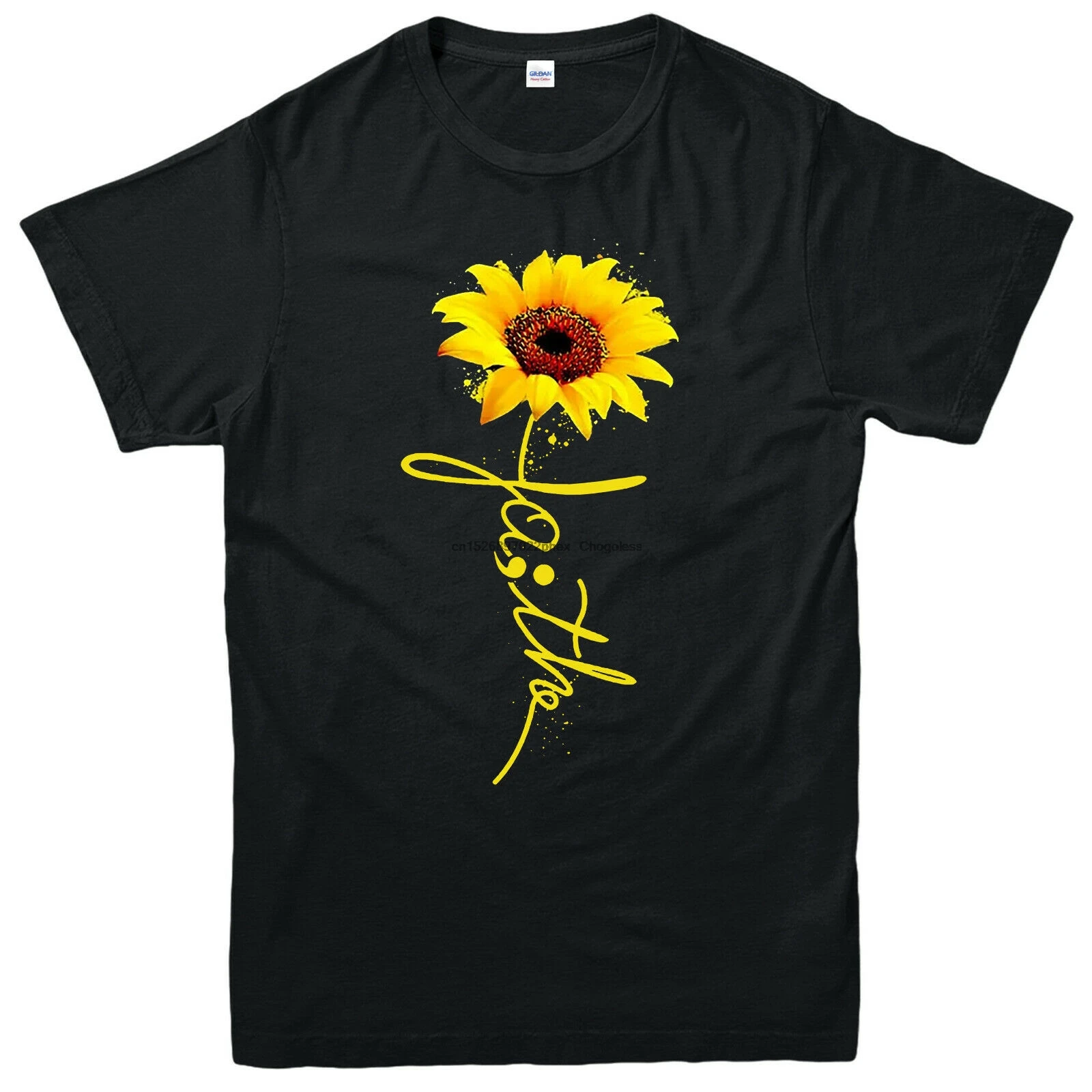 Футболка с надписью Sunflower Faith | Мужская одежда