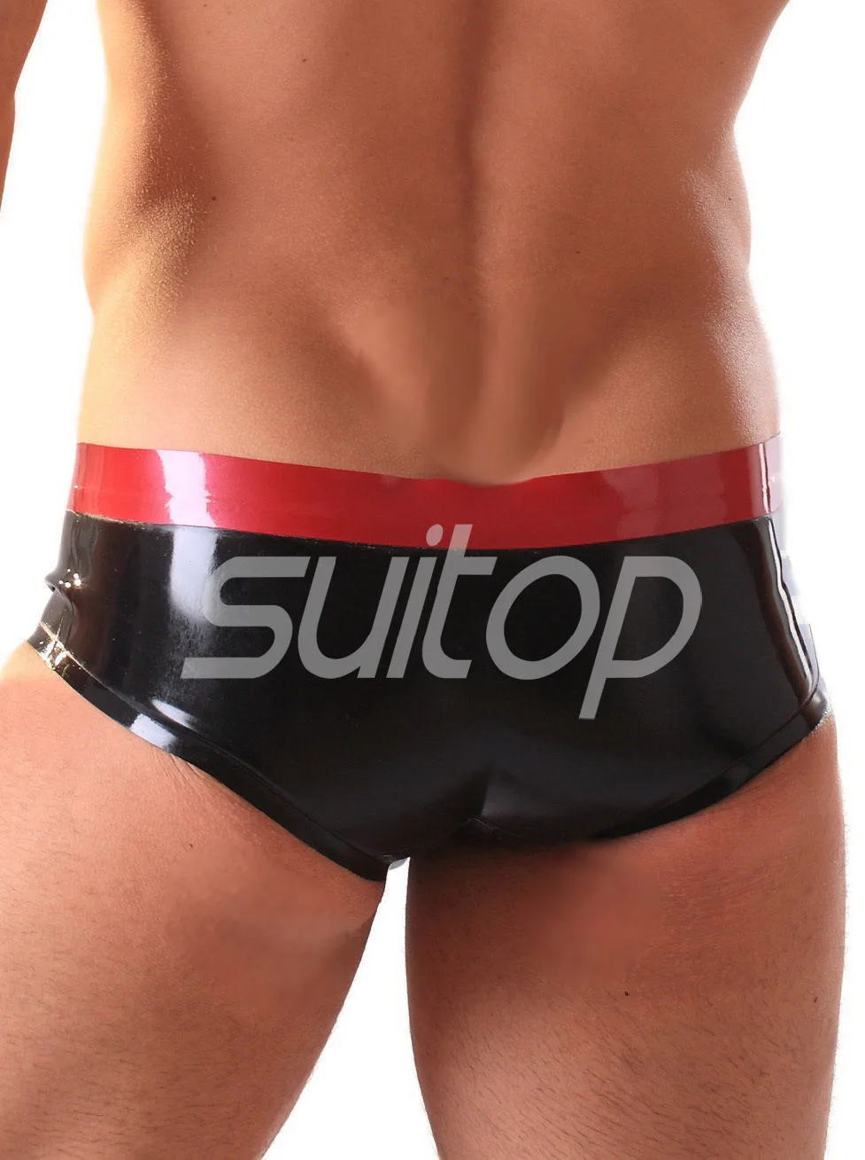 Suitop латтекс нижнее белье резиновые фетиш шорты для мужчин трусы