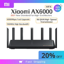 2021 New Xiaomi Router AX6000 AIoT Router 6000Mbs WiFi6 VPN 512MB Qualcomm CPU Mesh Repeater External Signal Network Amplifier M