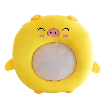 

Visible Hand Warmer Plush Cushion Toy for Playing Mobile Phone In Winter Pillow Transparent Visible Surface Hot Sale
