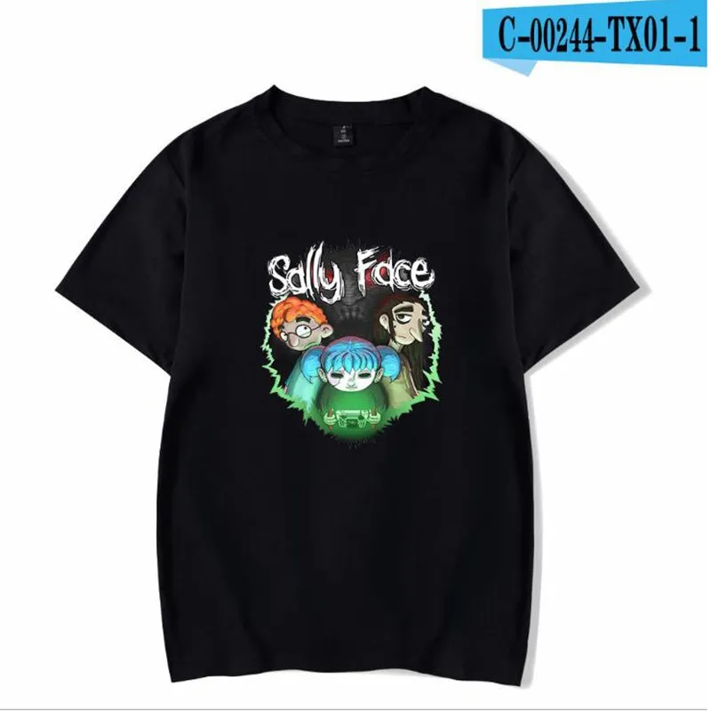 5 Футболка Sally Face, ужасная игра, женская и мужская футболка с коротким рукавом, летние повседневные хлопковые топы, хип-хоп Уличная одежда, футболки - Цвет: 5