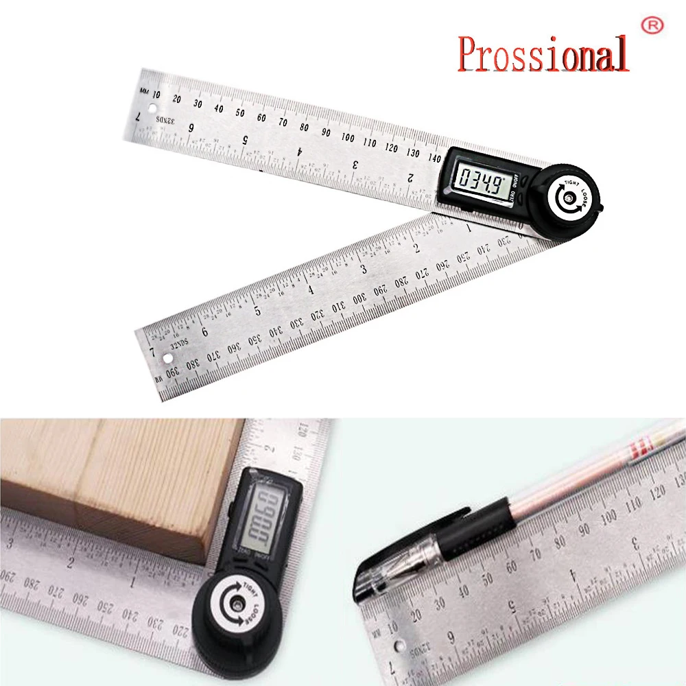  new 200mm Digital Angle Ruler Finder Meter Protractor Inclinometer Goniometer Electronic Angle Gaug