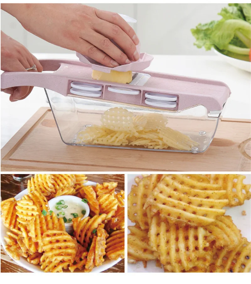 Кухонные аксессуары Vegetabl Терка с контейнером многофункциональный инструмент для фруктов измельчитель слайсер мандолин Овощечистка резак