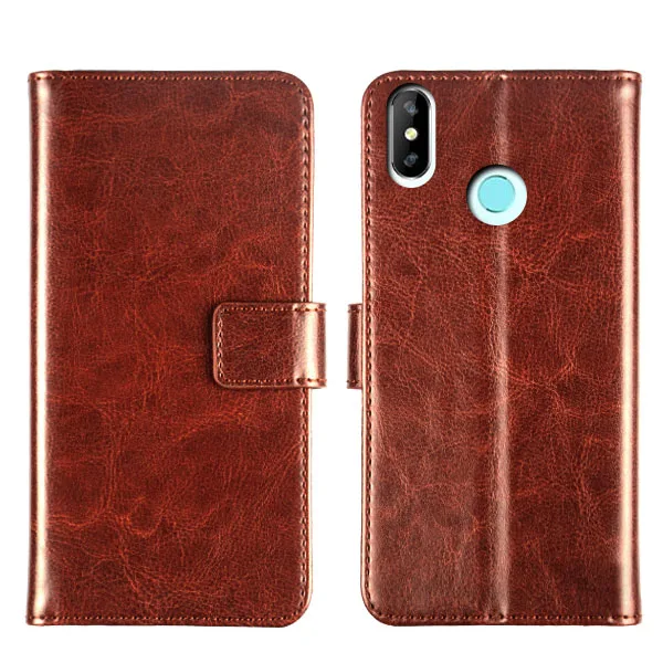 

Flip PU Leather Wallet Cover Phone Case For BQ 6022G Aura