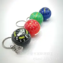 Прямая поставка от производителя двойной шаровой карты 28 размер пластиковый тип-r брелок компас Сферический компас