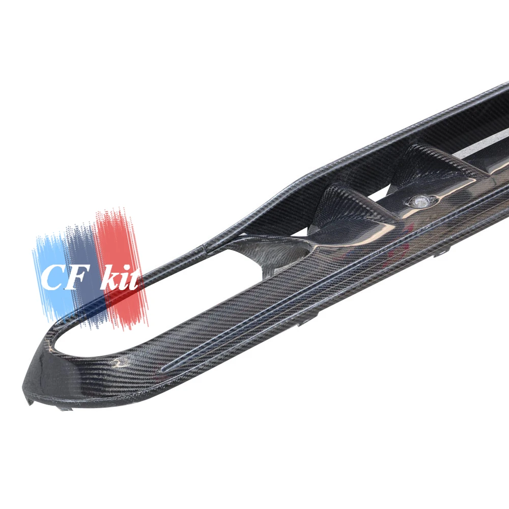 CF комплект углеродного волокна C Класс задний диффузор бампер губа для Mercedes Benz W205