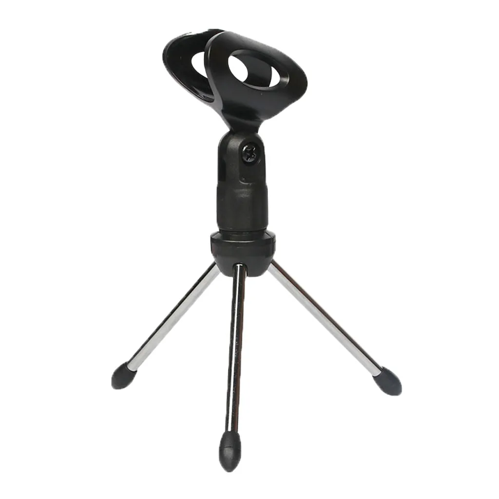 Adjustable Desktop Microphone Mic Stand Table Mic Stand with Mic Clip Detachable for Sound Recording Adio Room Voice Studio