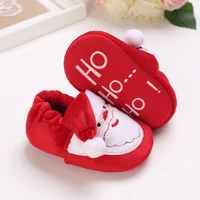 Christmas Warm Baby Toddler First Walkers Winter Baby Boys Girls Shoes 0-18 Months Xmas Cosplay Cute Cartoon Baby Soft Shoes 3