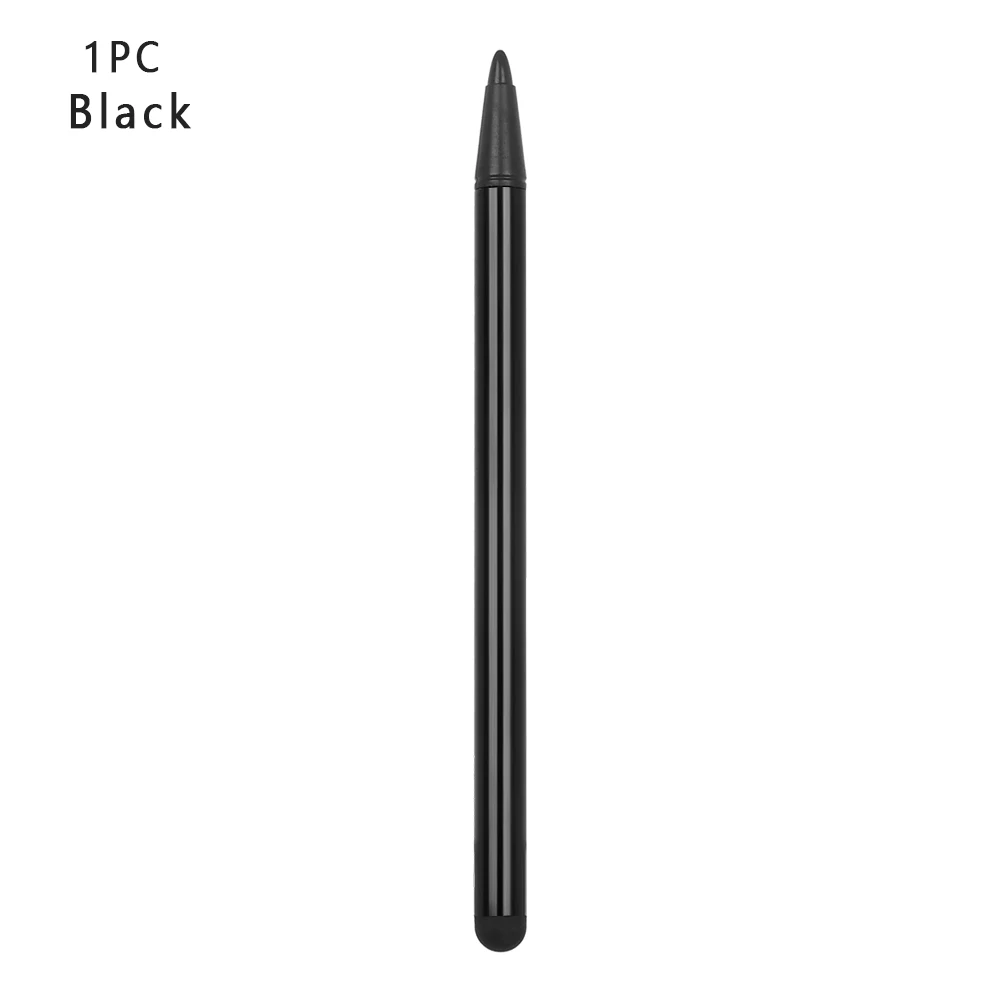 1PC Black Высокая точность 2 в 1 емкостная ручка сенсорный экран карандаш-стилус Таблетки карандаш для планшета iPad сотовый телефон samsung PC Аксессуары - Цвета: 1PC Black