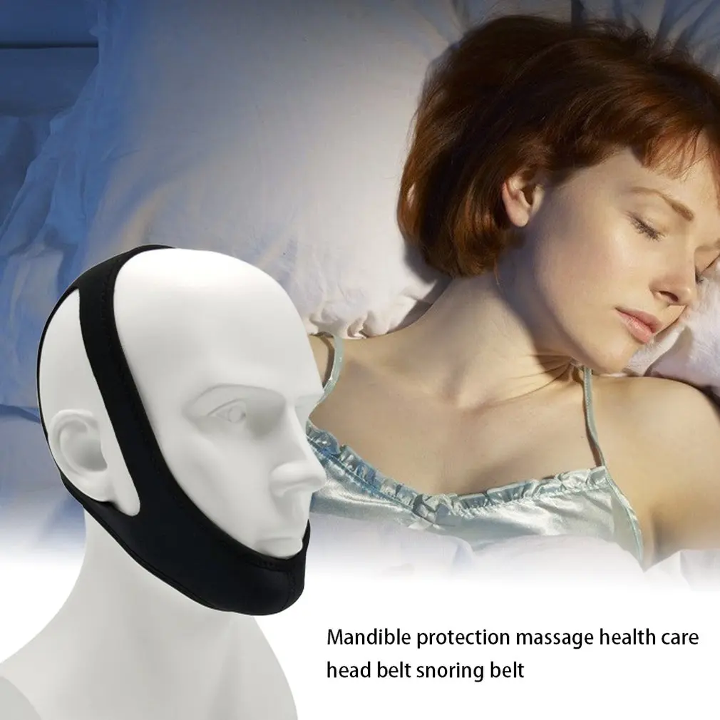 Универсальный Anti snore ремешок для подбородка Стоп храпа пояс приступ апное во время сна подбородка Поддержка ремни Для женщин Для мужчин ночное помощи инструменты