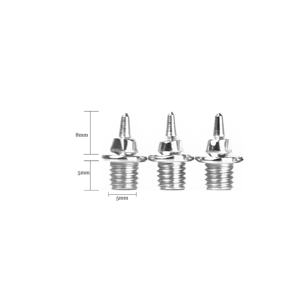 P Prettyia 12Pcs Replacement Spikes Shoe Spikes For Sport Running Trainer 8MM