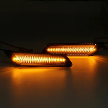 

LED Side Marker Light Lamp For Porsche 911 997 987 Boxster Cayman 1 pair Amber Smoke New