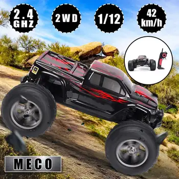 

1:12 RC Car 42km/h 2.4GHz Remote Control Cars Toys High Speed Racing Trucks Bigfoot Climbing Electric Off Road Truck for Child