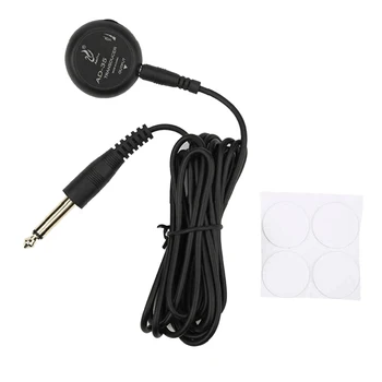 

Guitar Pick-up Piezo Transducer Pre-Wired Amplifier With 3.5mm Jack Out