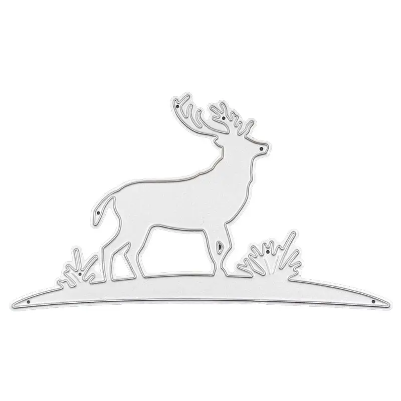 

Sika Deer Metal Cutting Dies Stencil Scrapbooking DIY Album Stamp Paper Emboss