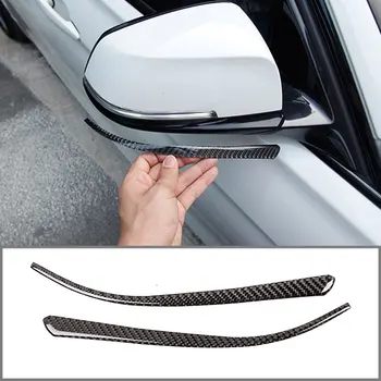 

For BMW 3 4 Series 2013-2019 Exterior Mirror Stickers Real Carbon Fiber (Soft) Car Interior Modification Parts