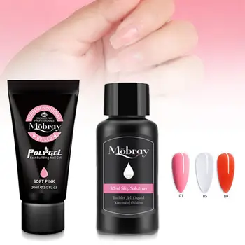 

5-piece Set Of Phototherapy Glue Nail Tools Beautiful Natural Nail Art Gel Set All In One Manicure Suit