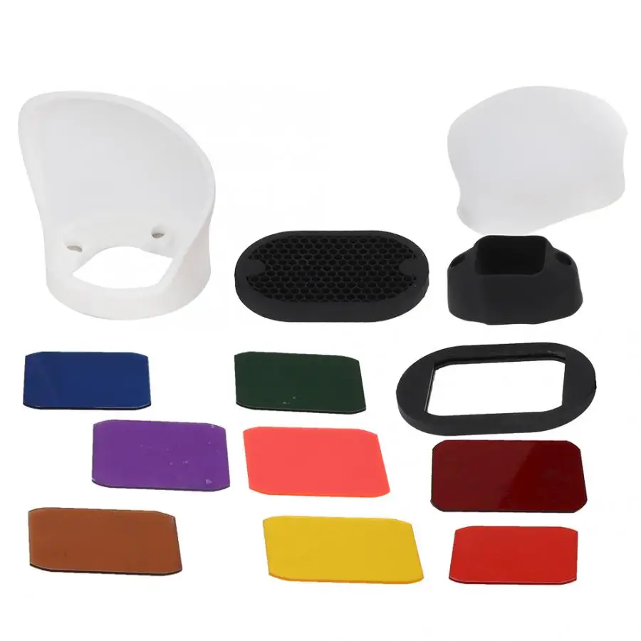 Affordable Offer for  High Quality Professional Flash Light Soft Diffuser Soft Box Set Speed Light Photography Accessorie