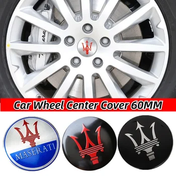

60MM 4PCS Car Wheel Center Cover Caps For Maserati Granturismo Levante Ghibli Gran GC Cabrio GT Quattroporte Coupe Decoration