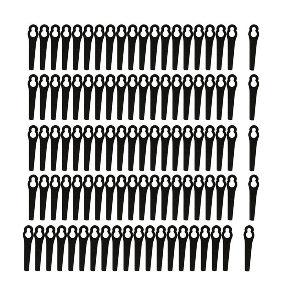 100PCS- 5mm Hole Косилка пластиковый резак косилка Замена триммер для Садовые принадлежности для газона can CSV - Цвет: 100PCS- 5mm Hole