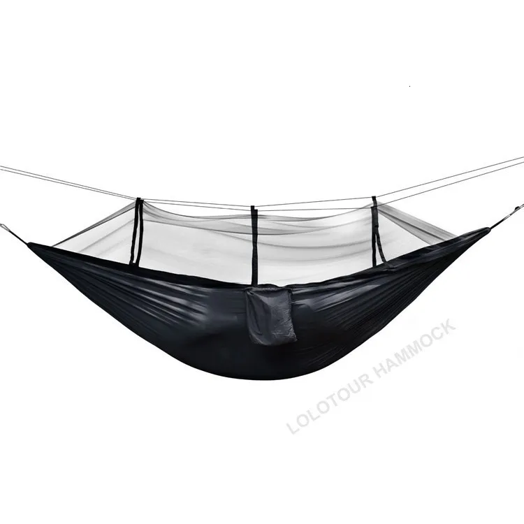 Camping Hammock with Mosquito Net Travel Portable Lightweight Hammocks with Tree Straps for Outsides Beach Patio Hiking Hiking