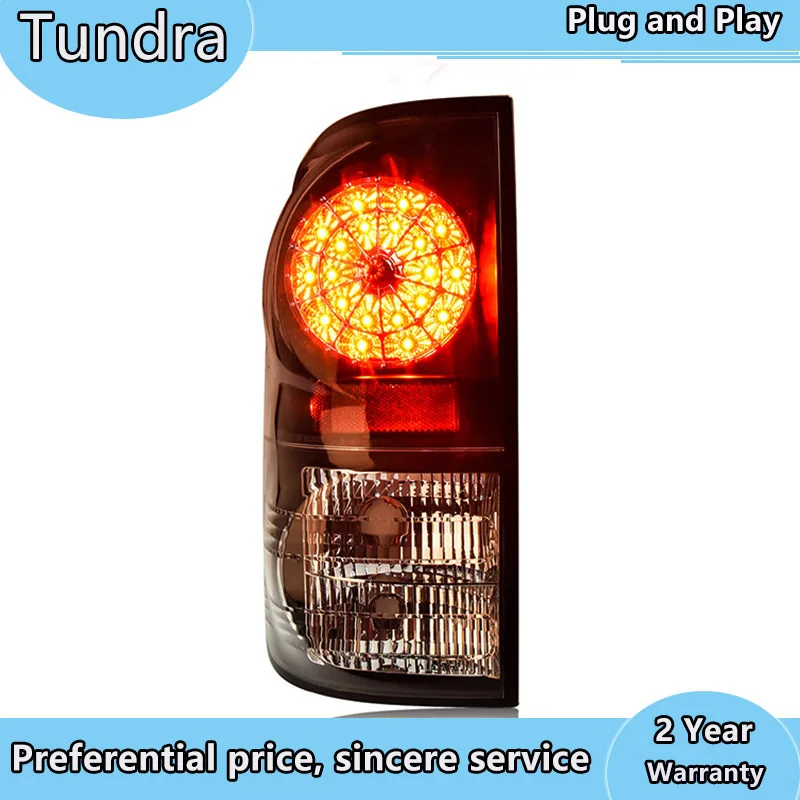 Задний фонарь для Toyota Tundra 2007-2013 светодиодный задний Sequoia в сборе | Автомобили и