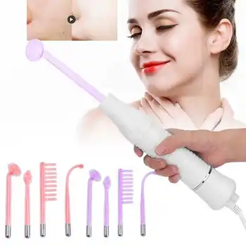 

High Frequency Electrotherapy Wand Glass Tube Electrotherapy Skin Tag Spot Acne Remover Face Body Spa Beauty Massager