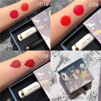 

2PCS/SET Makeup Lipstick Waterproof Nude LongLasting Pigmented Velvet Matte Lipstick Sexy Lip Makeup Lip Balm Cosmetic Lip Gloss