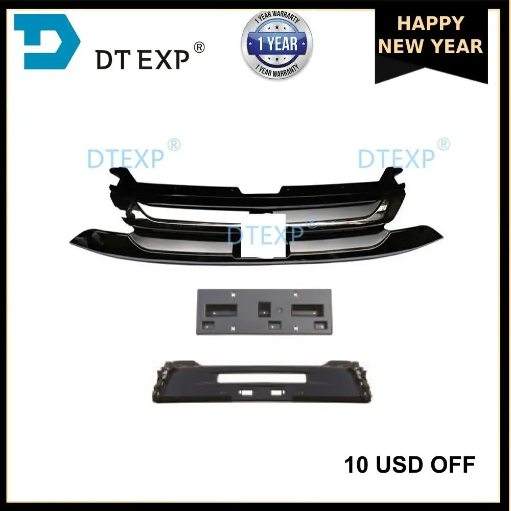 

2015-2020 chrome grille for outlander front bumper net for airtrek front bumper license hold bumper cover bumper board 7450A992