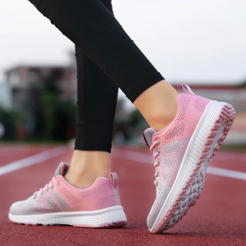 Women Casual Shoes Breathable Walking Mesh Flat Shoes Sneakers women shoes women sneakers women flats casual shoes
