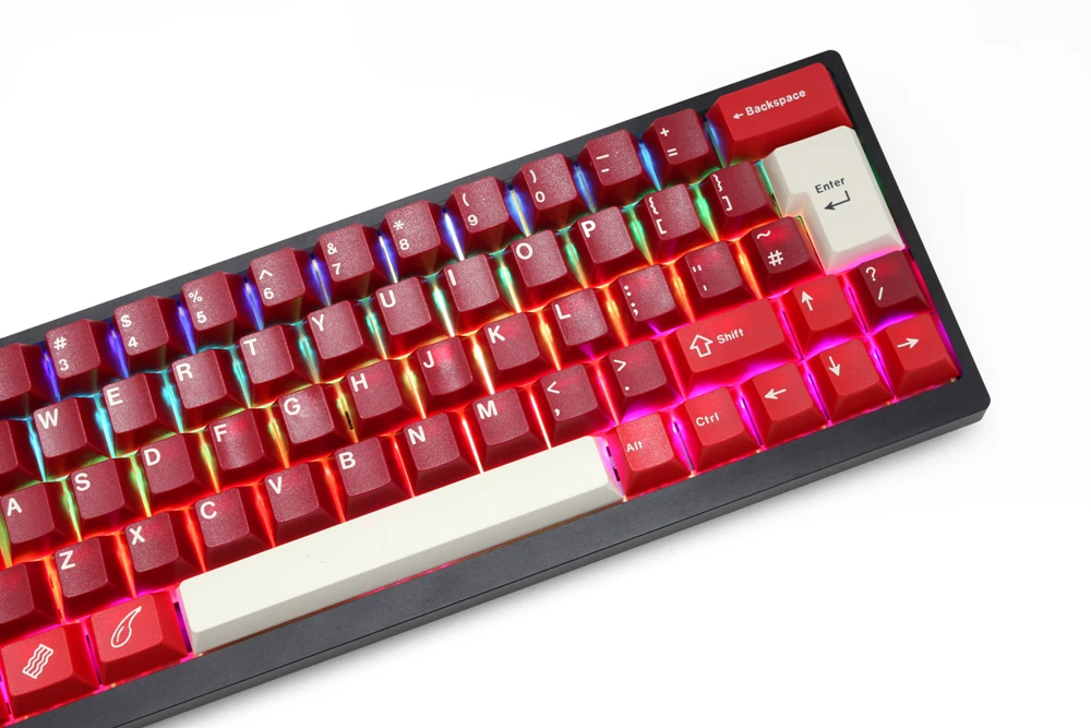 Underglow tipo c Rgb 60% Gh60 Swappable Quente Personalizado Teclado Mecânico Pcb Programado Qmk Firmware Bm60rgb Bm60 Iso uk ue - Imagem 6