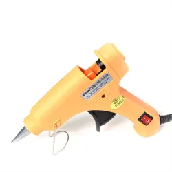 20w quente melt pistola de cola com 7mm cola varas mini industrial luz armas temperatura calor thermo ferramenta reparo elétrico leve