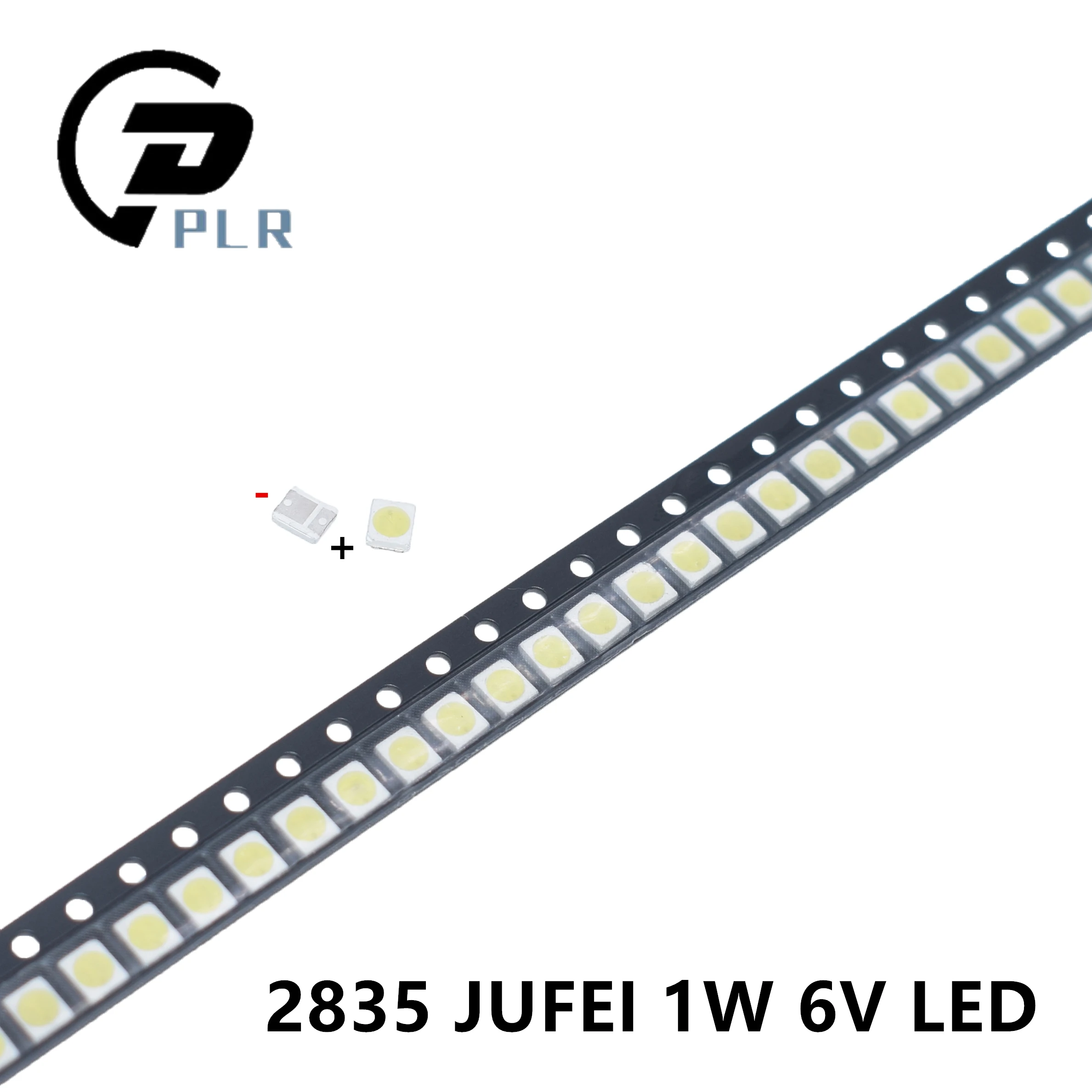 5000PCS JUFEI LED 01.JT.2835BPWS2-C Backlight 1210 3528 2835 1W 6V 96LM Cool white LCD for TV Application | Лампы и освещение