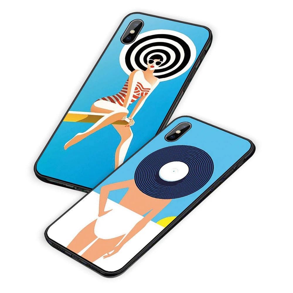 Endless Summer Meets тонкий силиконовый мягкий чехол для iphone XR X XSMAX 5 5S 6 6S 7 8 Plus 11 11ProMax Coque