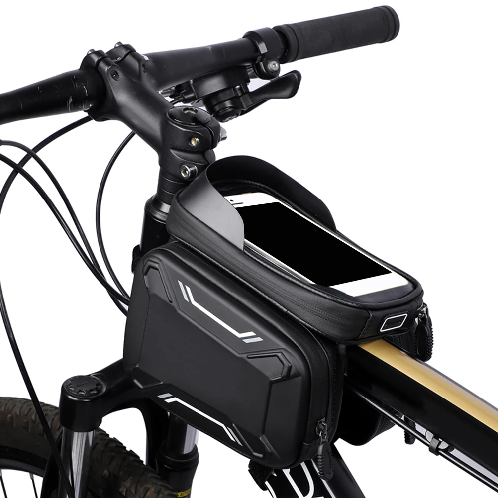 

Bicycle Bags Front Frame MTB Bike Bag Cycling Accessories Waterproof Screen Touch Top Tube Phone Bag