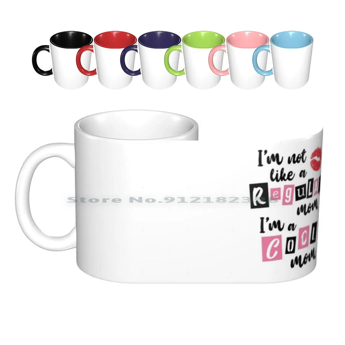 I'm Not Like A Regular Mom Ceramic Mugs Coffee Cups Milk Tea Mug Cool Mothers Day Moms Mother Mean | Дом и сад