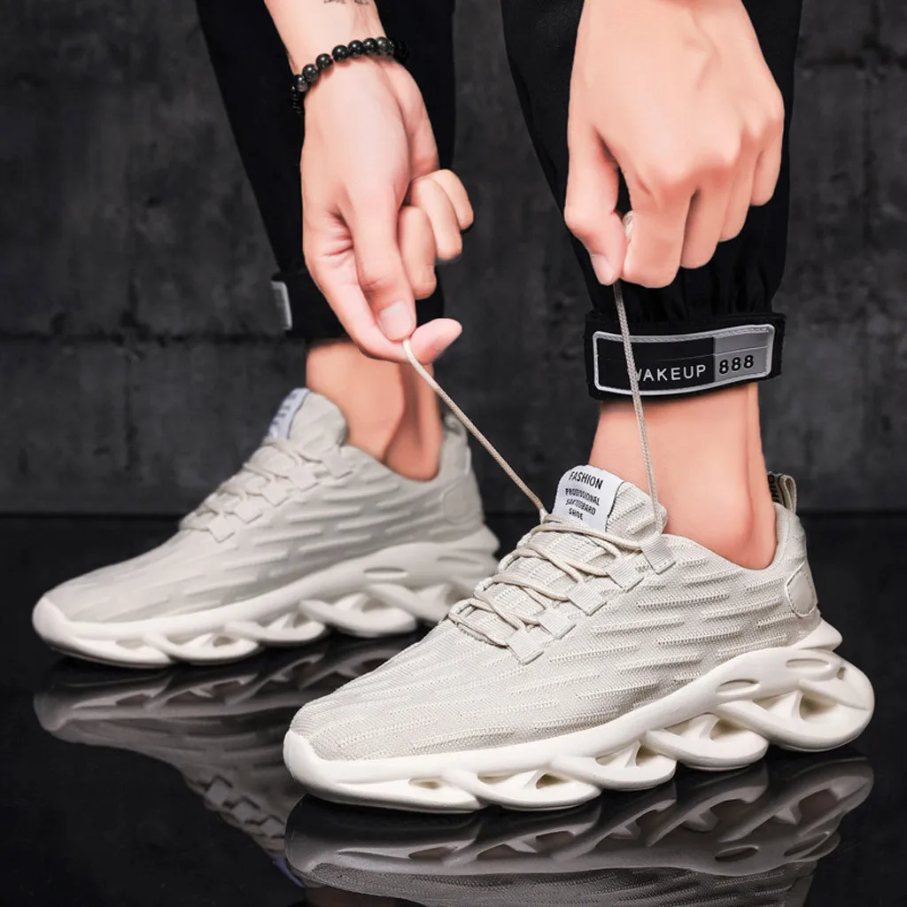 New Blade Running Shoes For Men Sports Shoes Breathable Outdoor Sneakers Lightweight Jogging Shoes Plus Size Trainers