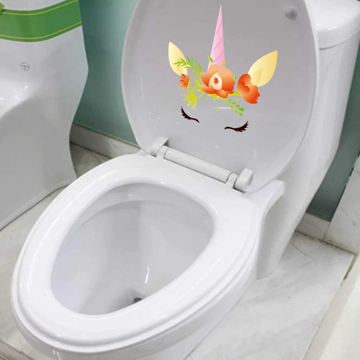 KM284 Unicorn Series Collection Cool Wall Stickers Cabinet Refrigerator Chamber Pot Unicorn Horse Wall Stickers Customizable