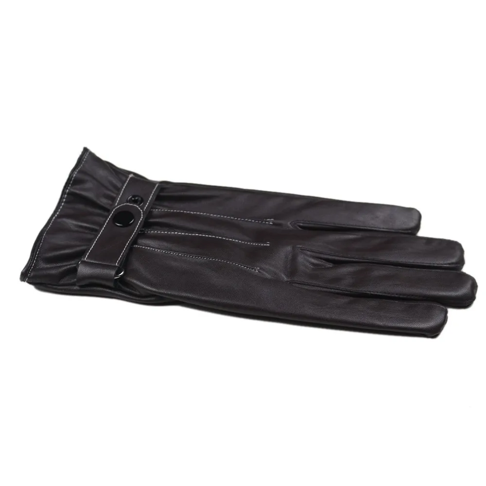 Мужские перчатки из кожи и кашемира, сохраняющие тепло, тактические мотоциклетные перчатки, зимние ветрозащитные перчатки для вождения на открытом воздухе# YL5