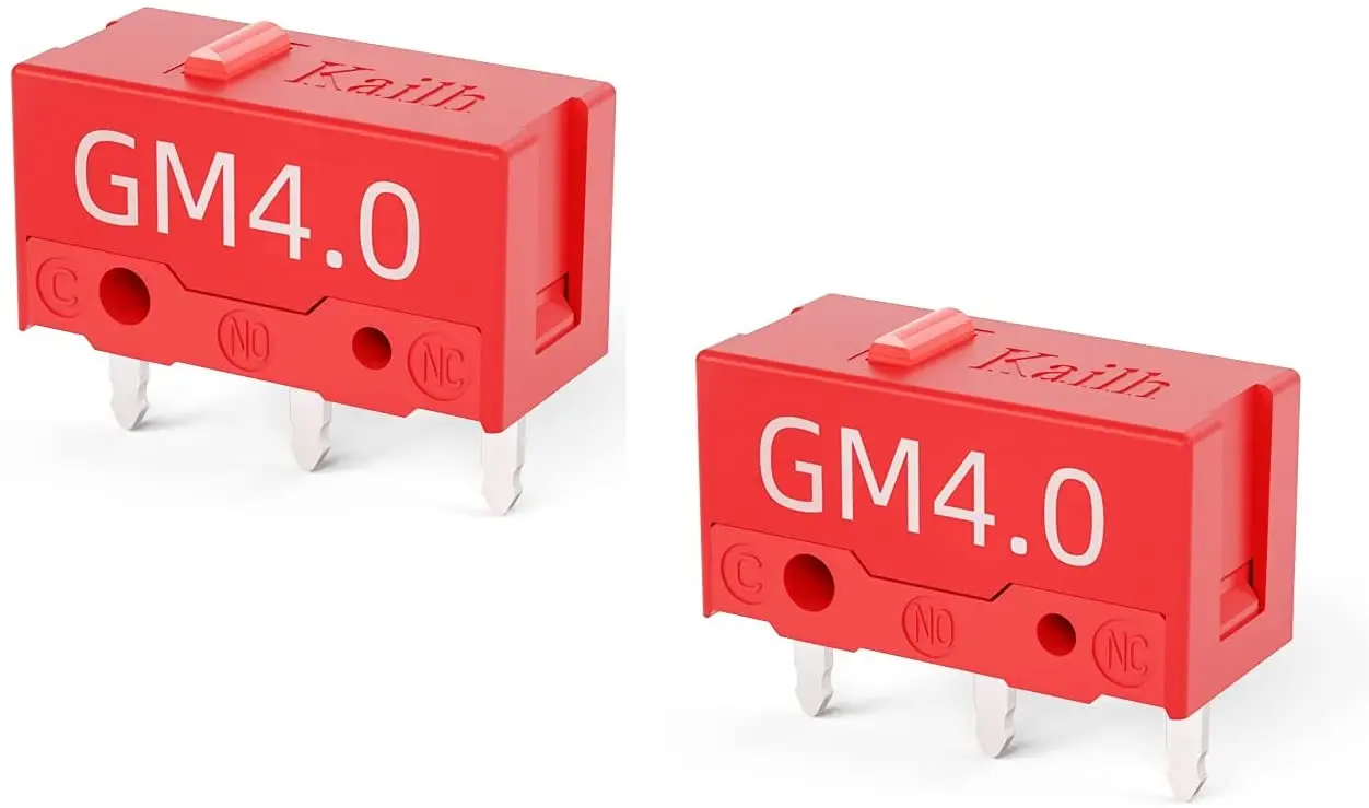 Kailh GM 4 0 Micro Switch 60M Life игровая мышь 3 Pin для мыши левая и правая кнопка (2 шт.) |
