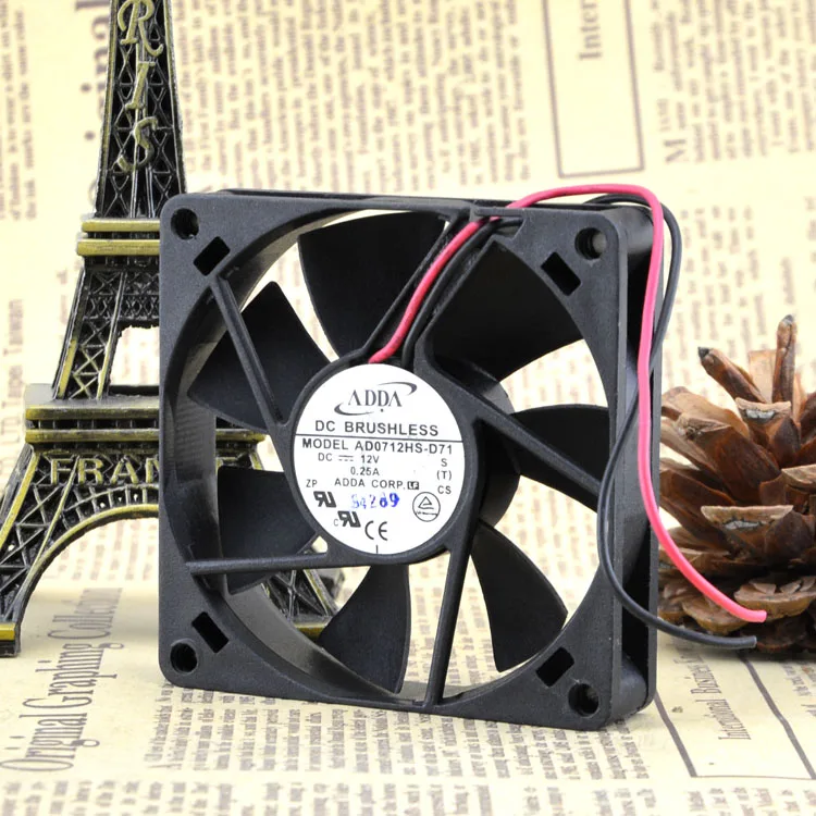 /AD0712HS-D71 7015 12V 0.25A 7 см/защита двигателя охлаждения