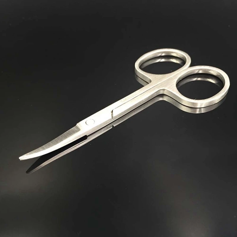 Professional Nail Scissor Manicure Tool For Nails Eyebrow Nose Eyelash Cuticle Scissors Curved Pedicure Scissors Oct eyebrow scissors stainless steel scissors manicure scissors beauty scissors