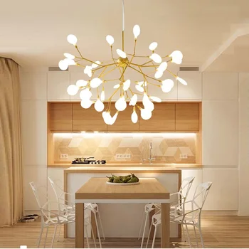 

Modern firefly LED Chandelier light stylish tree branch chandelier lamp decorative firefly ceiling chandelies hanging Lighting
