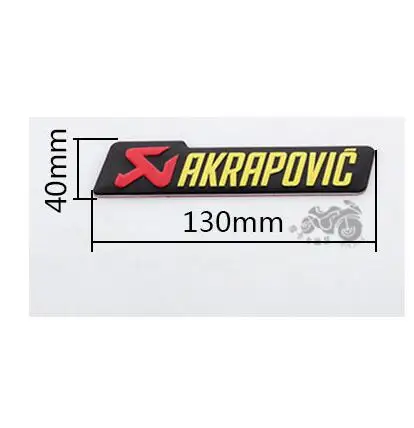 3D 250cc 400cc AKRAPOVIC алюминиевая термостойкая выхлопная наклейка на трубы наклейка Скорпион Yoshimura наклейка - Цвет: C