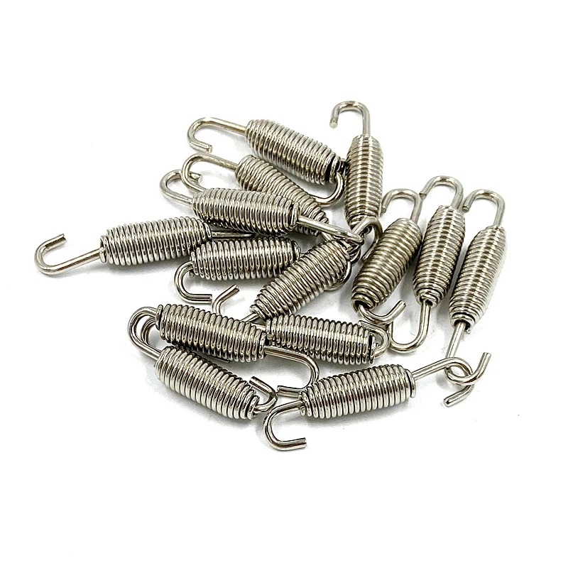 20 Pieces of Universal Exhaust Springs for Motorbike Motocross Sport Dirt Bike ATV Scooters Exhaust Mid Pipe Connection Spring (4)