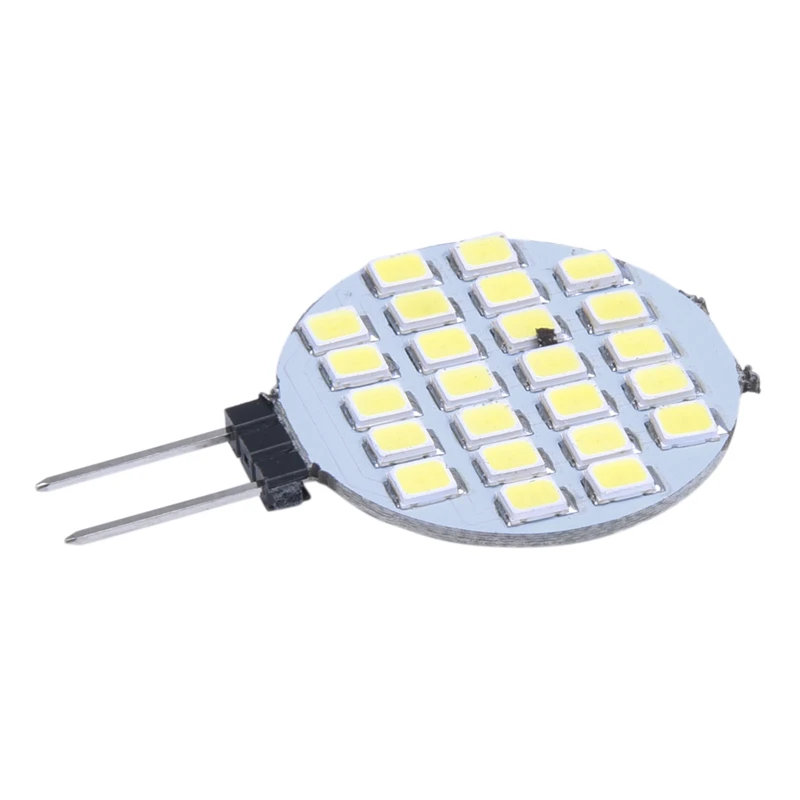 G4 1210 SMD 24 светодиодный светильник лампа белого пятна 6000 6500K DC 12V|Светодиодные