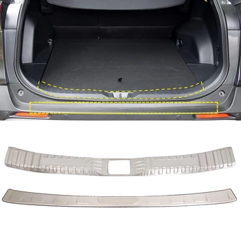 

Car Styling Exterior Silver Rear Bumper Sill Plate Guard Cover Trim Stainless Steel for Toyota RAV4 XA50 2019 2020