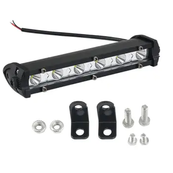 

18W Car Led Headlight Work Light Ultra-thin Small Single Row Strip Light Off-road Roof Top Net Light Automobile LED Work Lights