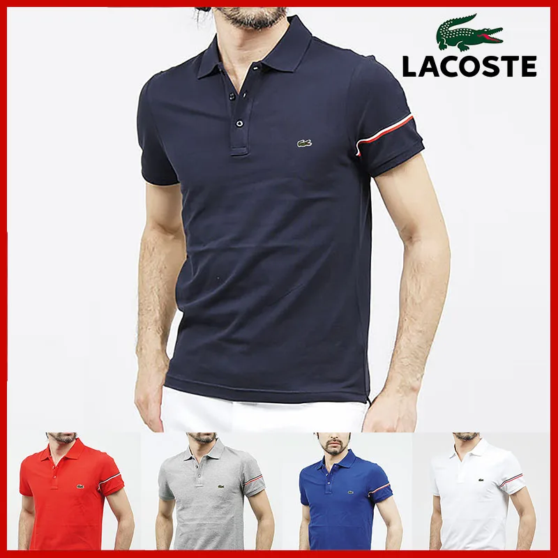 

Lacoste- New tee cute POLO shirts home Men casual short sleeves cotton tops cool POLO shirt summer POLO shirt T105